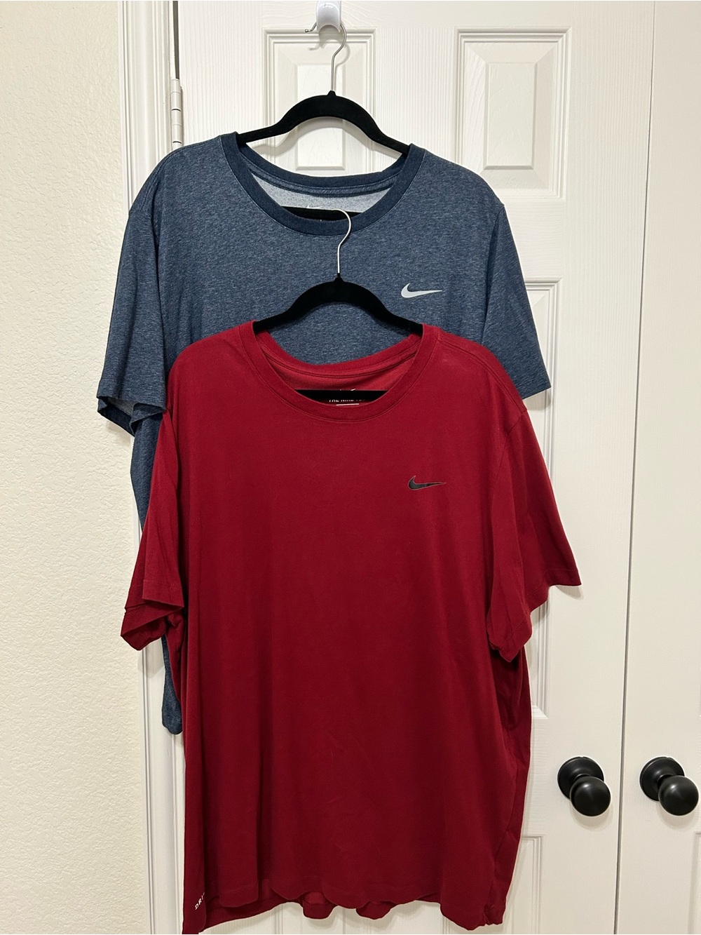 Nike Short-Sleeve Dry Fit T-Shirts Burgundy & Dark Blue 3XL Bundle athleisure